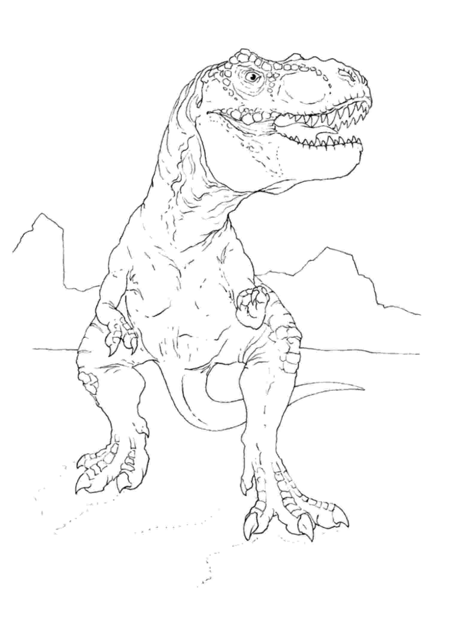 t rex coloring page print download dinosaur t rex coloring pages for kids rex t page coloring 