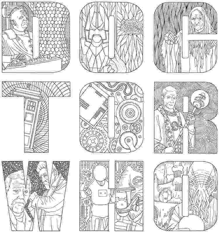 tardis colouring pages doctor who the colouring book merchandise guide the pages tardis colouring 