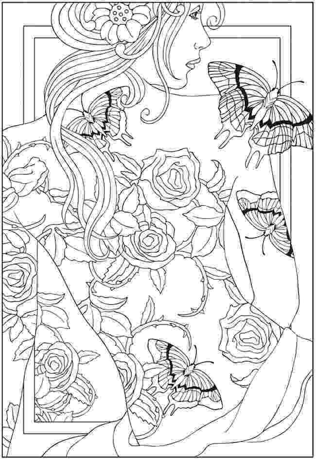 tattoo coloring page welcome to dover publications coloring tattoo page 