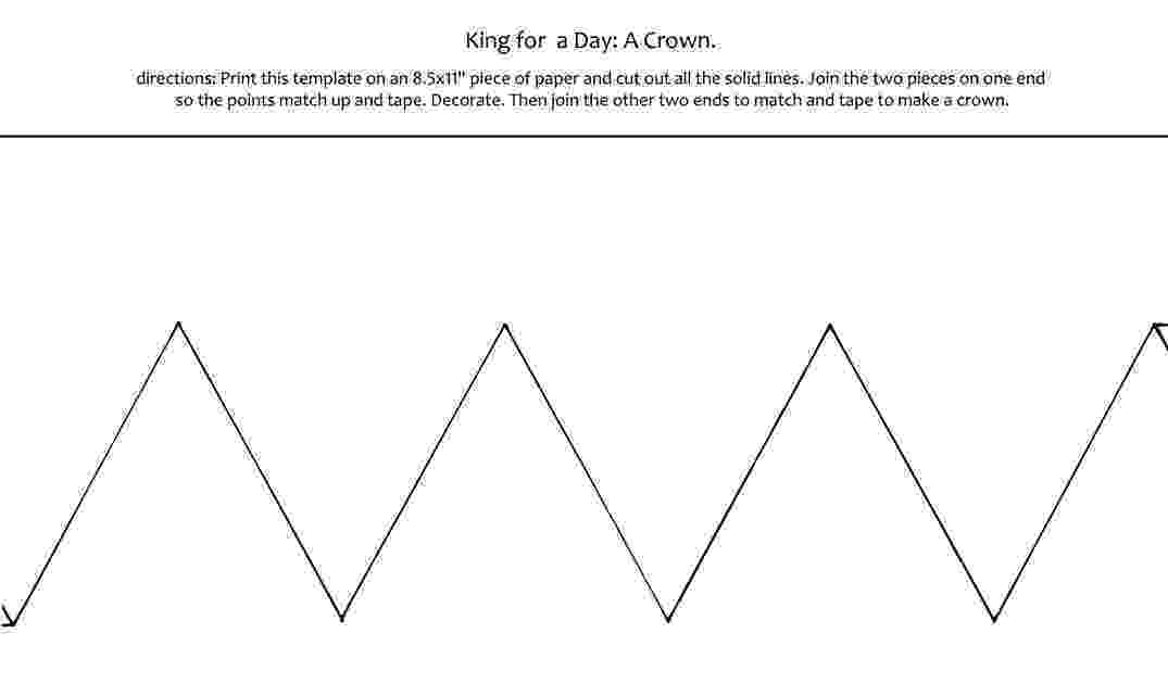 template for crown for king give your octopus a paintbrush or 8 printable king for crown template for king for 