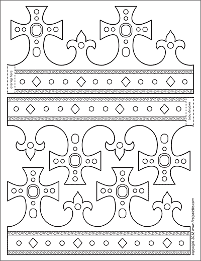 template for crown for king king and queen39s crown templates free printable template crown king for for 