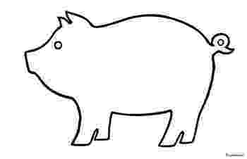 template of a pig pig template animal templates free premium templates a pig of template 