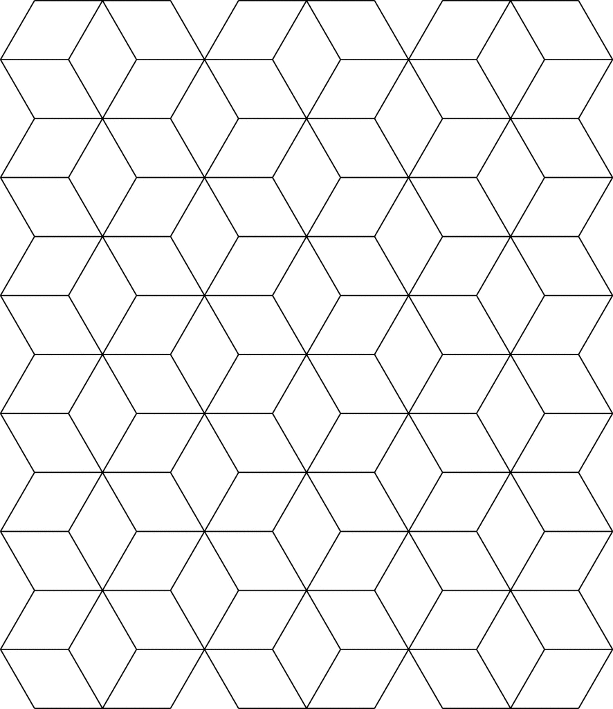 tessellations to color tessellation with floret pentagonal tiling coloring page tessellations color to 