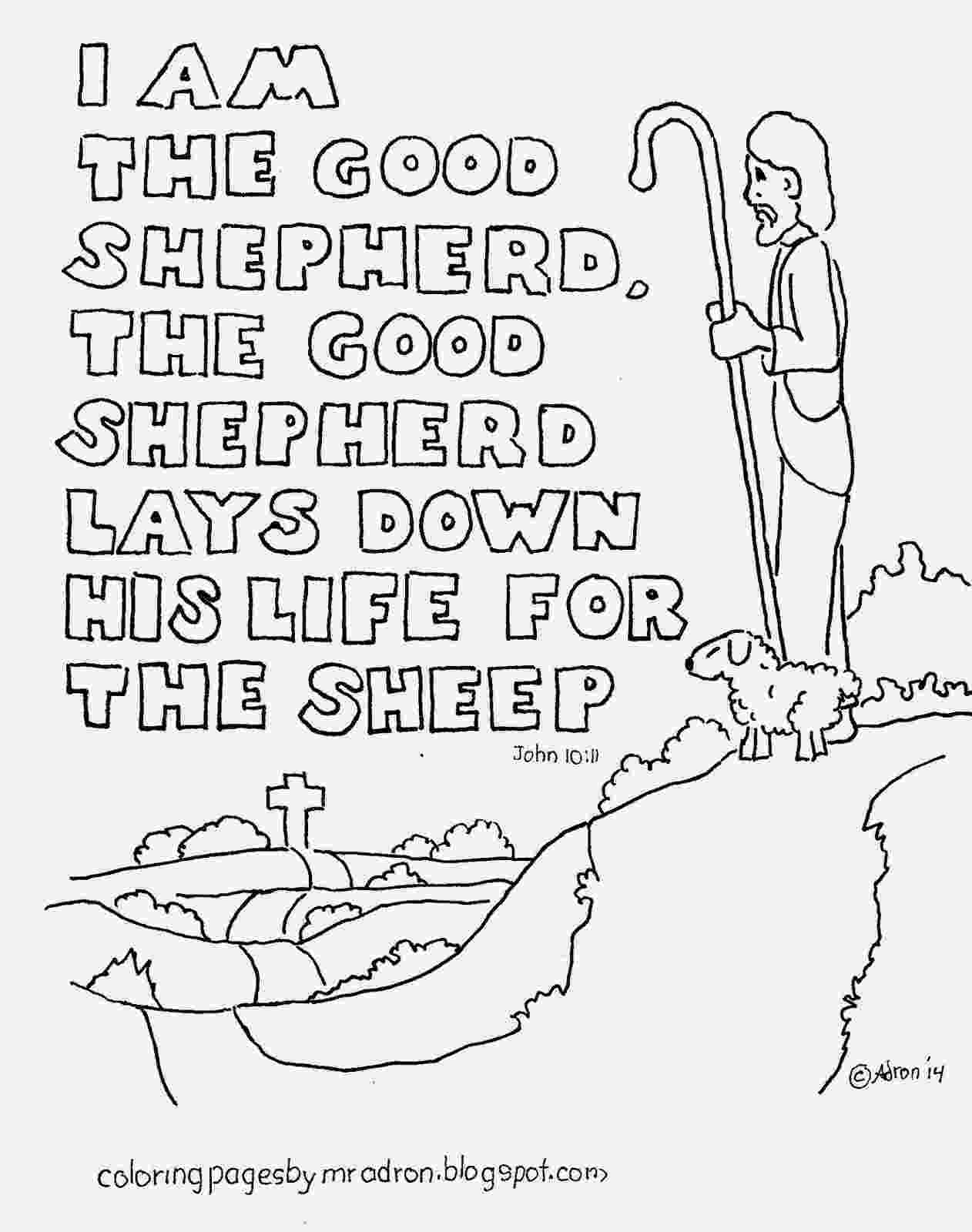 the good shepherd coloring page parable of the good shepherd the good shepherd page good coloring the shepherd 