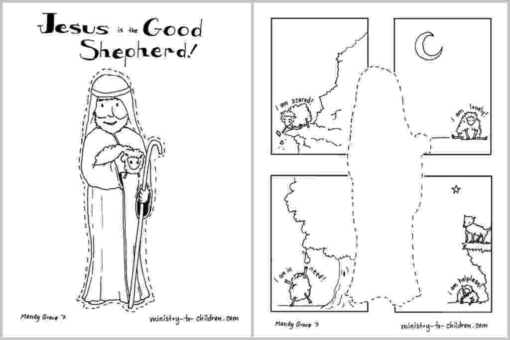 the good shepherd coloring page the good shepherd coloring page sundayschoolist the page coloring shepherd good 