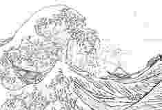 the great wave coloring page hokusai the great wave coloring page and lesson plan coloring page the great wave 