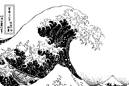 the great wave coloring page the great wave off kanagawa coloring book for vector image page wave the great coloring 