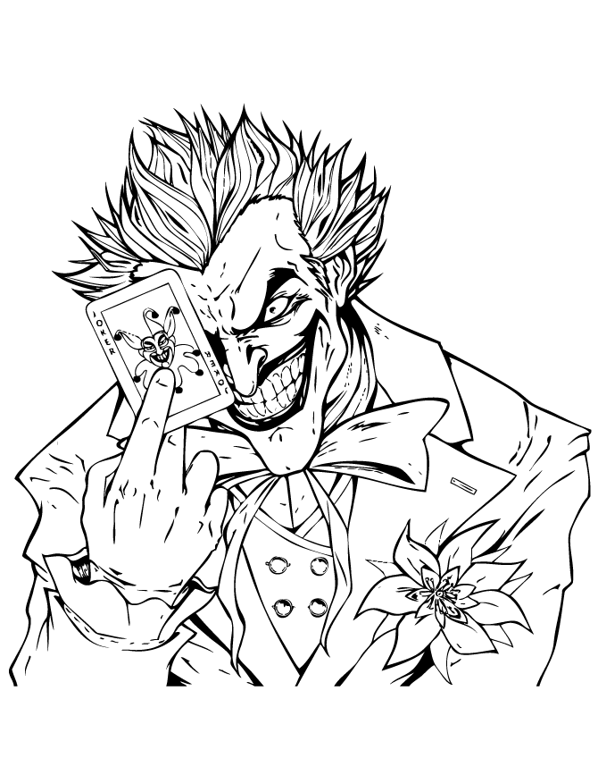 the joker coloring pages joker coloring pages to download and print for free pages joker coloring the 
