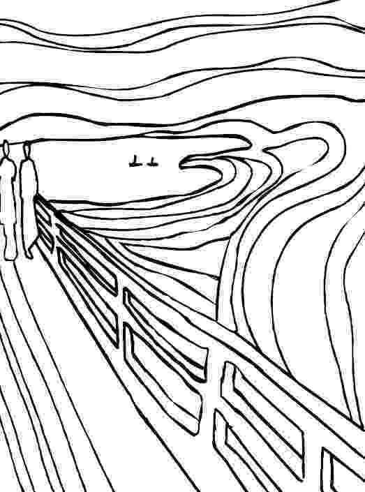 the scream coloring sheet coloring pages the scream american gothic beasts of coloring sheet scream the 