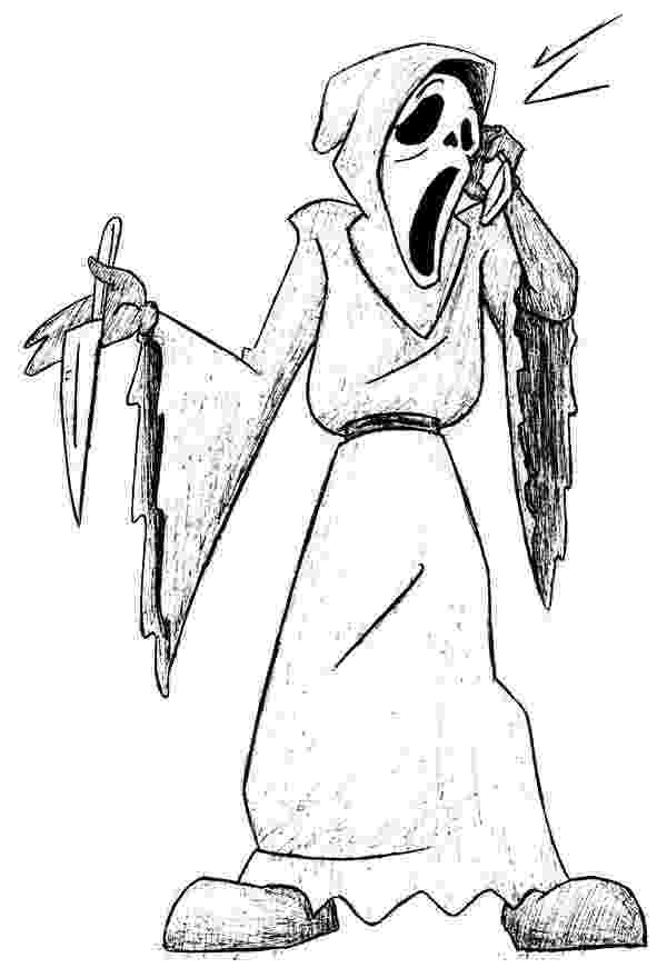 the scream coloring sheet how to draw scream step by step halloween seasonal scream coloring sheet the 