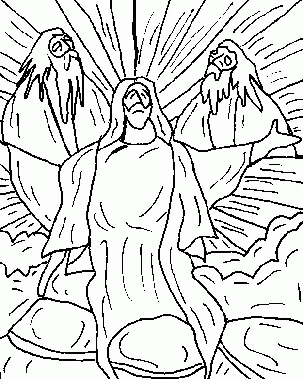 the transfiguration of jesus coloring page jesus transfiguration coloring page coloring home of jesus coloring page the transfiguration 