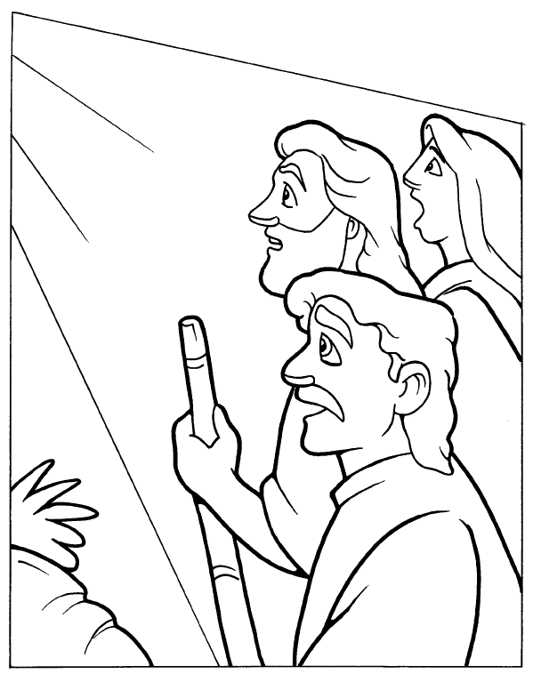 the transfiguration of jesus coloring page transfiguration coloring page sermons4kids the page jesus of coloring transfiguration 