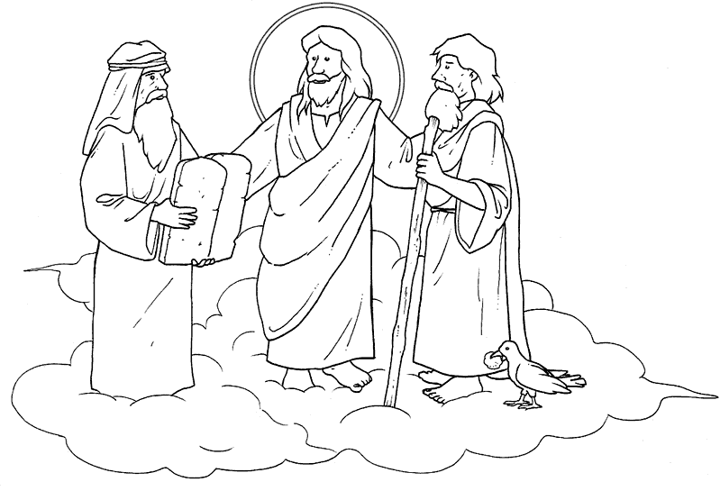 the transfiguration of jesus coloring page transfiguration of jesus coloring pages transfiguration the page jesus of coloring transfiguration 