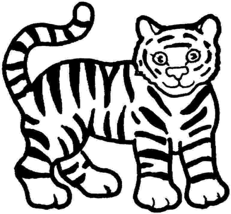 tiger colouring pictures free printable tiger coloring pages for kids colouring tiger pictures 