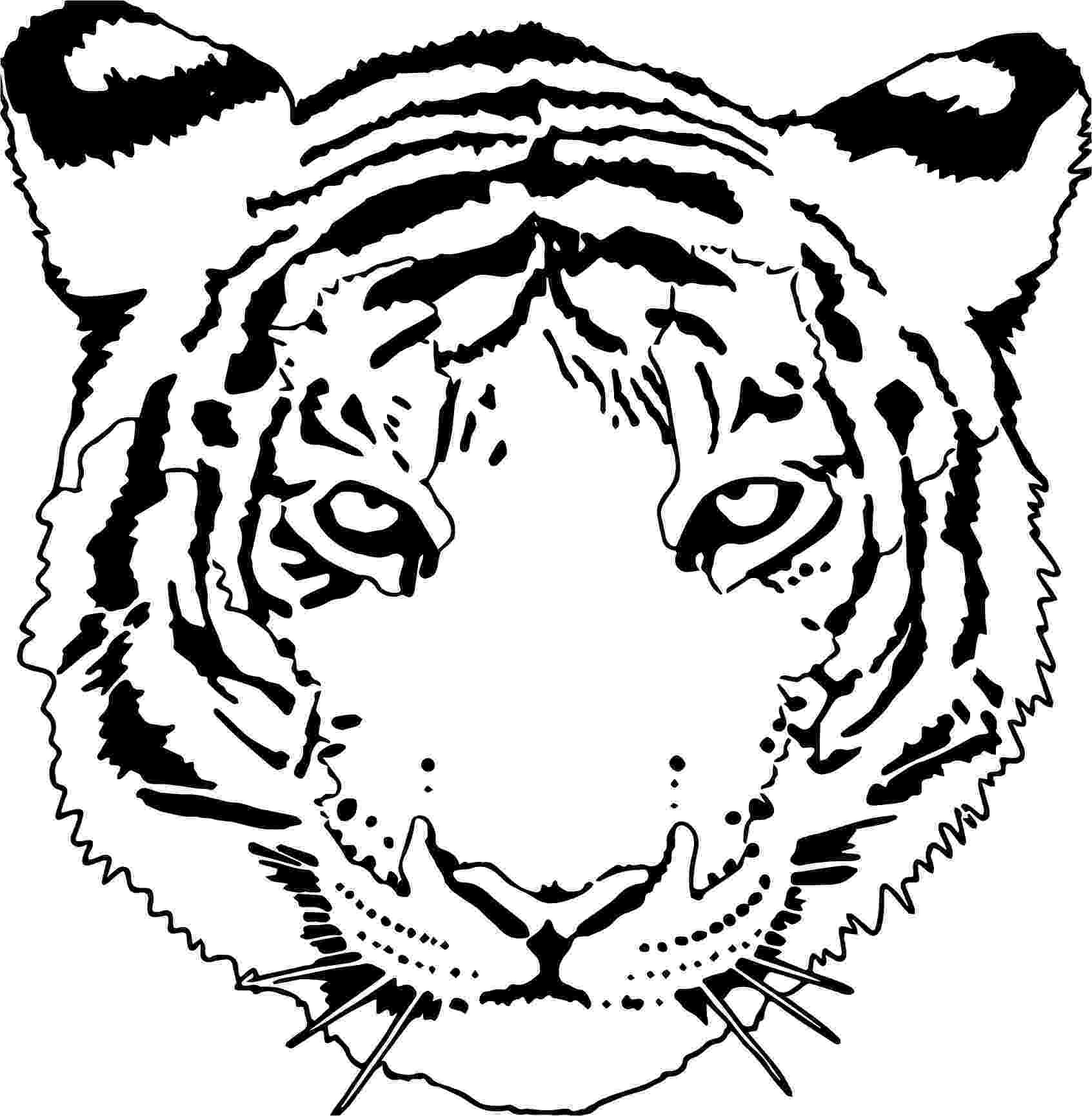 tiger face coloring page get this tiger face coloring pages free printable 37192 page coloring face tiger 