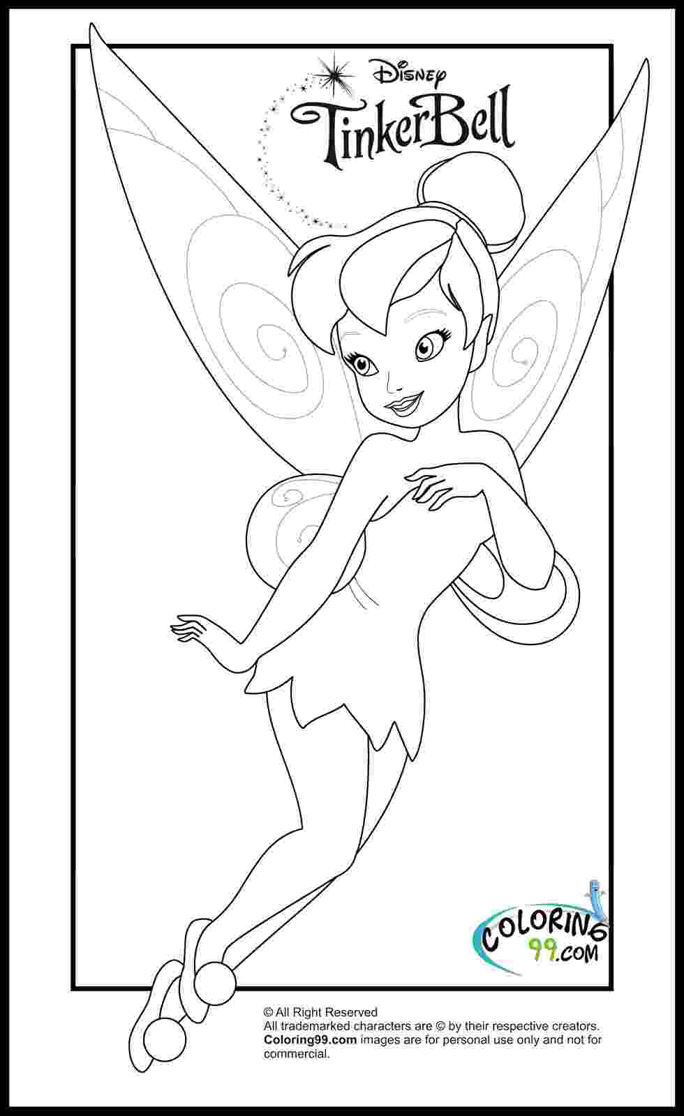 tinkerbell coloring sheets tinkerbell coloring pages team colors tinkerbell coloring sheets 