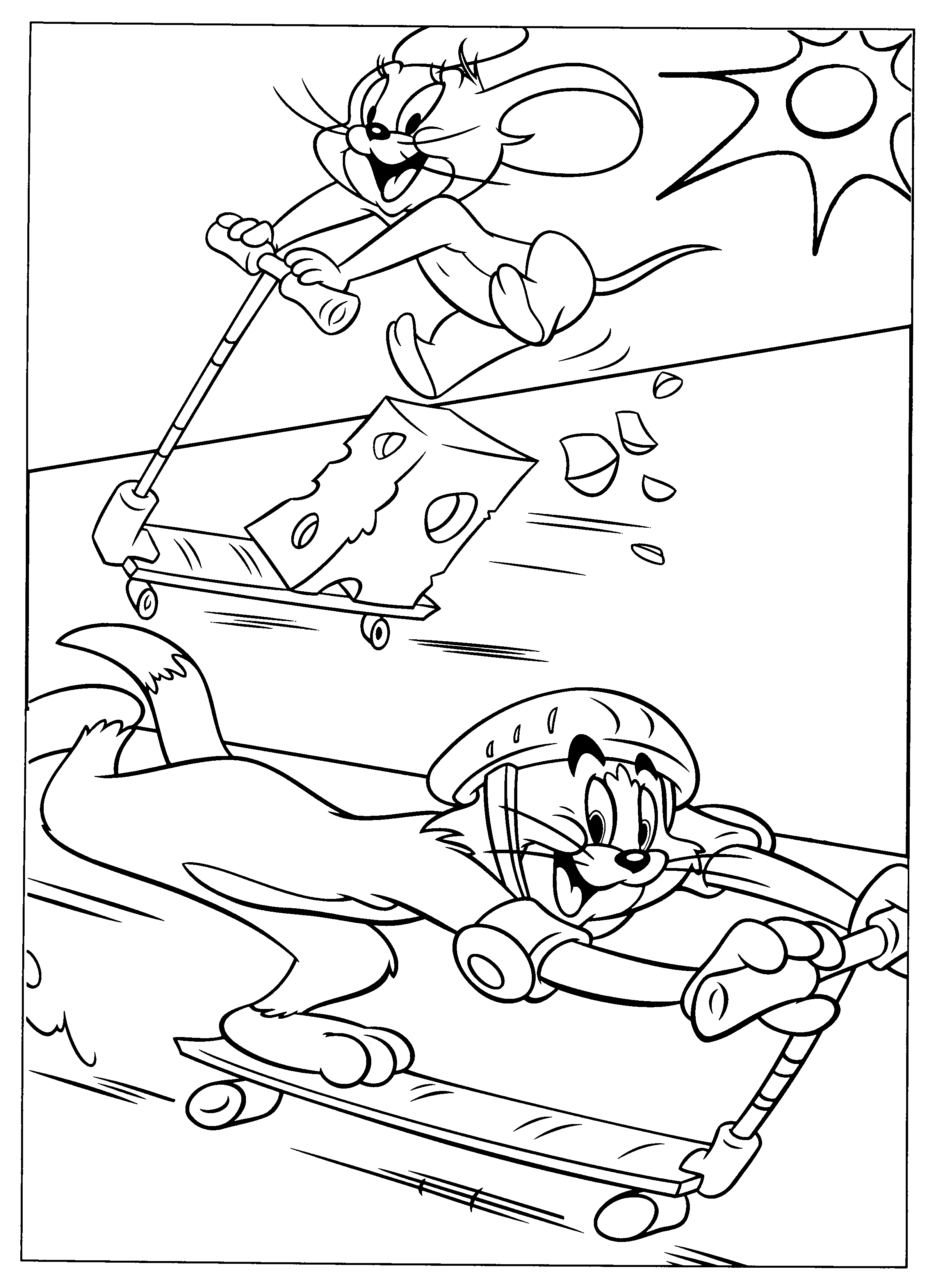 tom and jerry coloring pages online tom and jerry coloring pages coloringpages1001com jerry online tom pages coloring and 