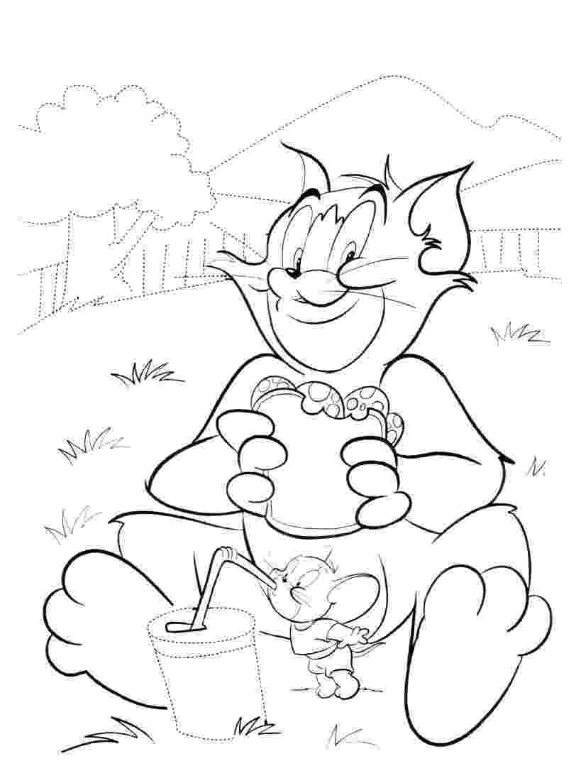 tom and jerry coloring pages online tom and jerry coloring pages free printables happy kids jerry and online coloring pages tom 