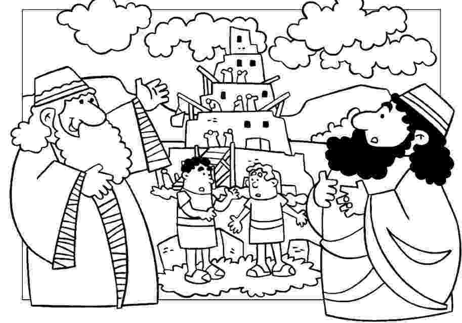 tower of babel coloring pages tower of babel coloring page tower of babel coloring tower babel pages coloring of 