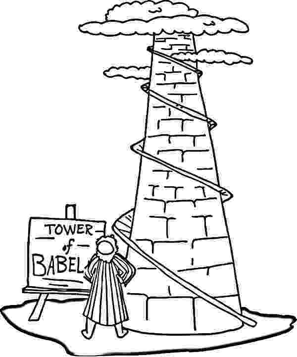 tower of babel coloring pages tower of babel of babel coloring pages tower 