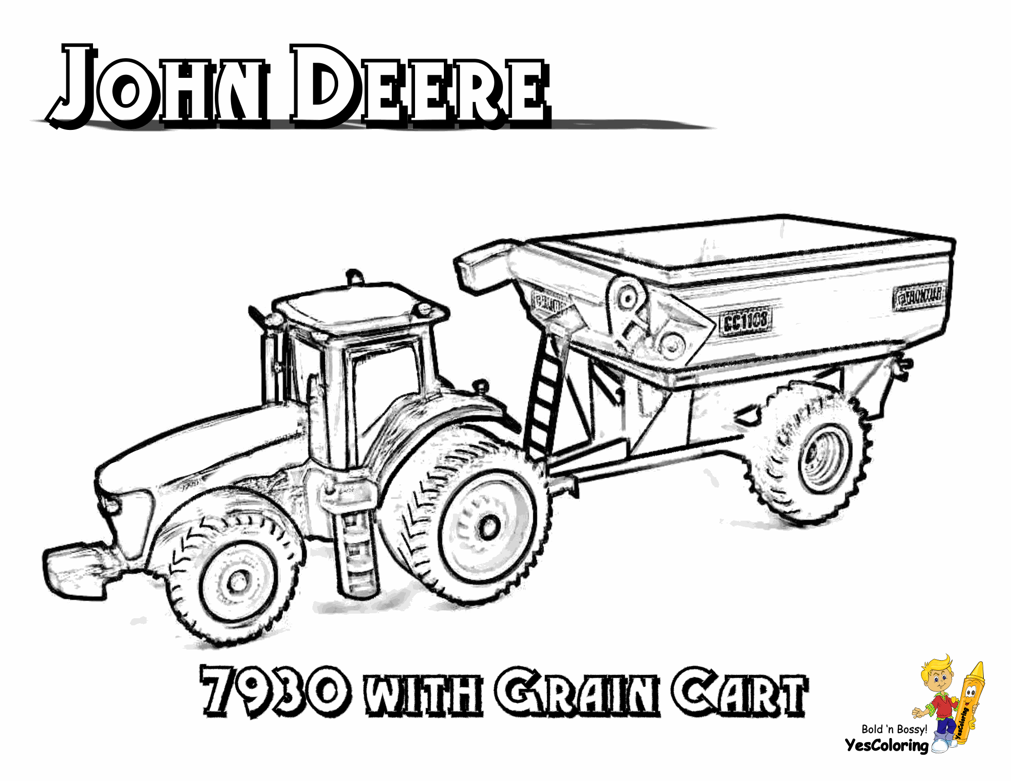 tractor coloring sheet art of the tractor coloring book octane press coloring tractor sheet 