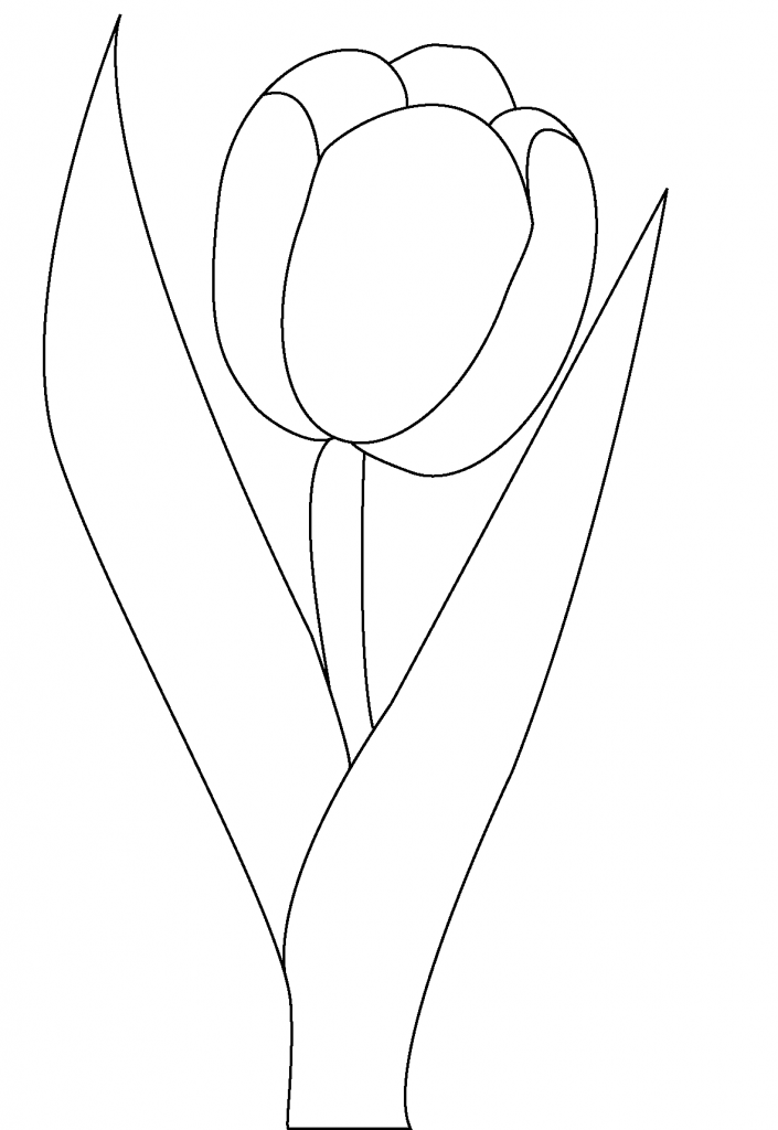 tulip pictures to color free printable tulip coloring pages for kids tulip to pictures color 