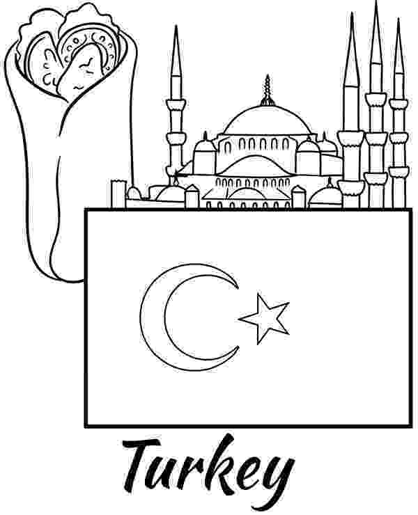 turkey flag coloring page austria klimt treeoflife countries coloring pages page flag coloring turkey 