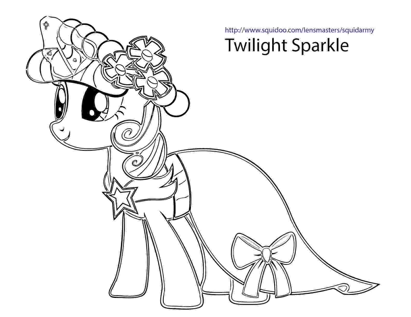 twilight sparkle coloring page my little pony coloring pages squid army sparkle twilight page coloring 
