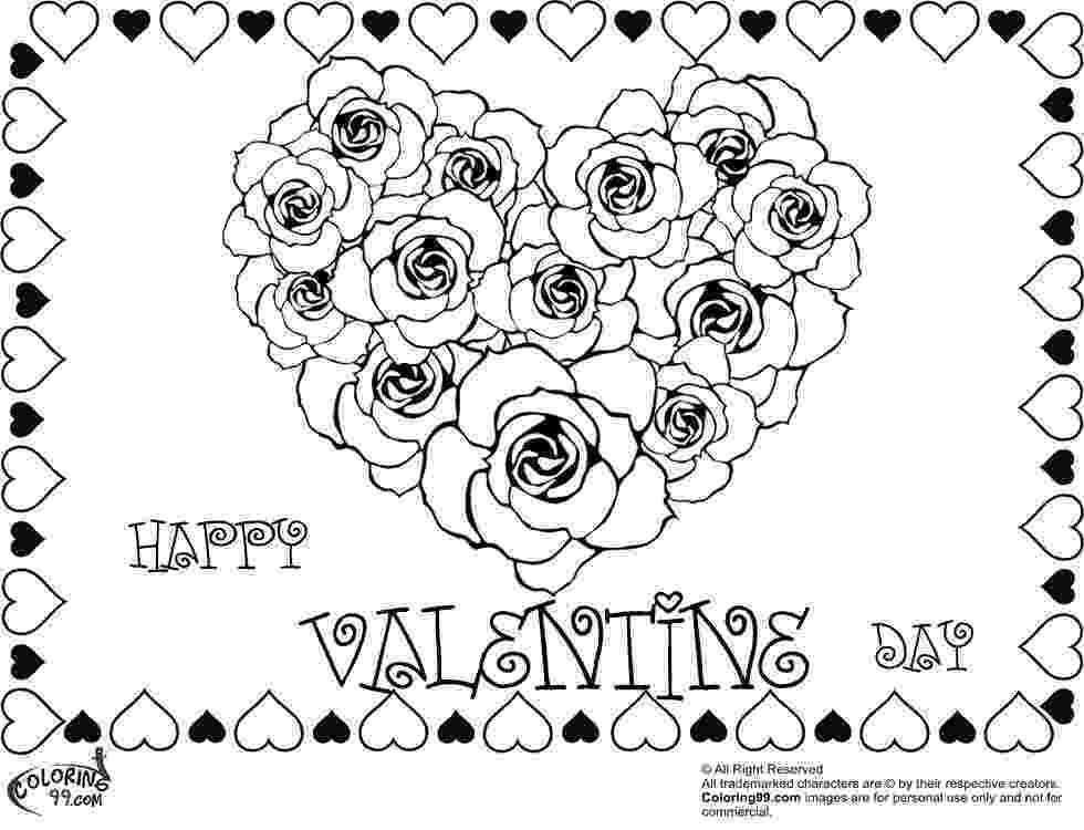 valentines day hearts coloring pages valentines day blank hearts coloring page free printable pages hearts valentines day coloring 