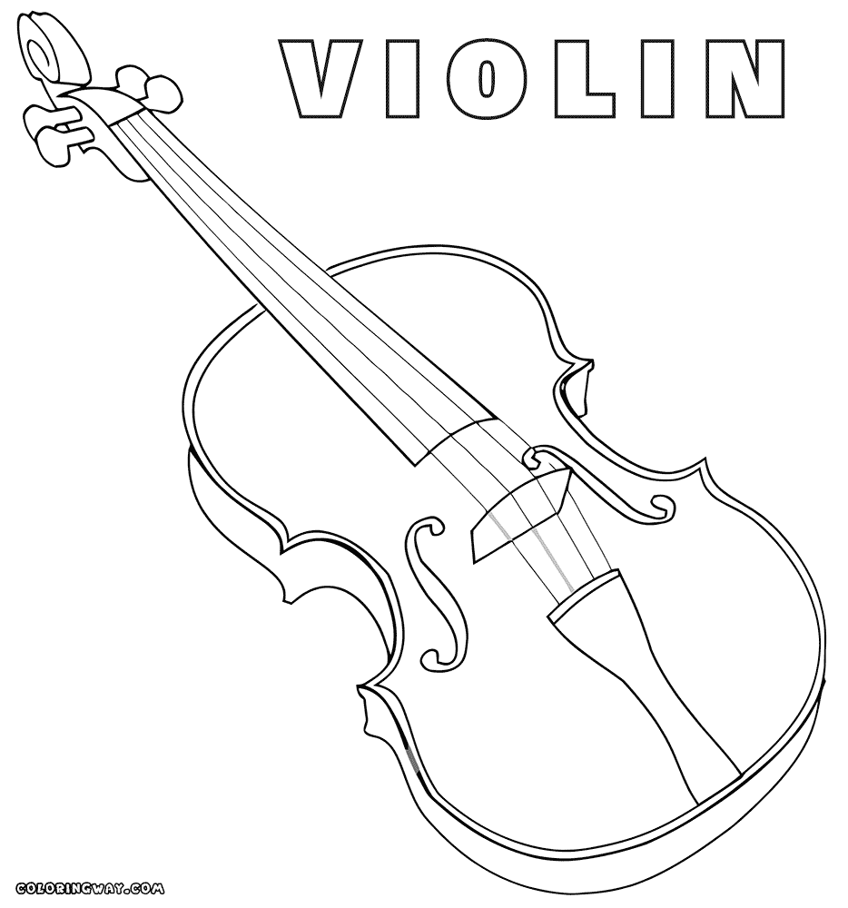 violin pictures to print violin and bow coloring page free printable coloring pages pictures print violin to 