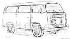 vw bus sketch for karl vw bus hippie flower power van adult vw bus sketch 