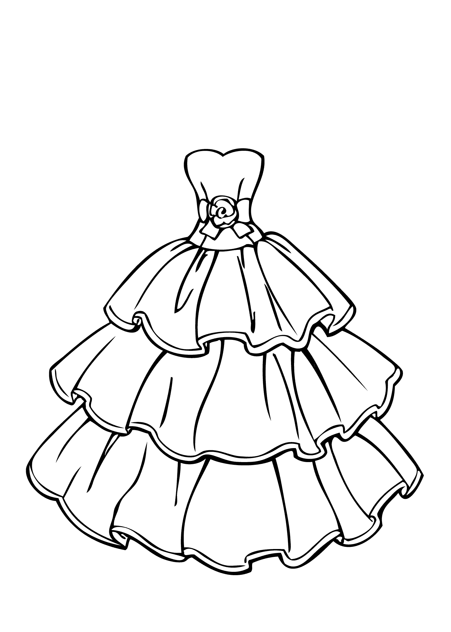 wedding dress coloring pages nw wedding blog custom bridal sketches by lauren pages coloring wedding dress 