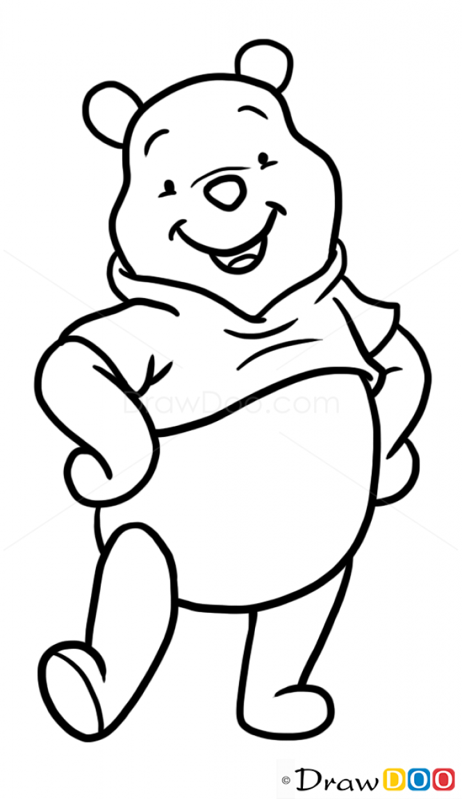 winnie the pooh characters to draw how to draw winnie the pooh draw central pooh winnie characters draw the to 