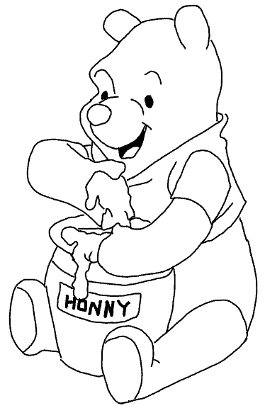 winnie the pooh template winnie the pooh printable coloring pages disney coloring template pooh winnie the 
