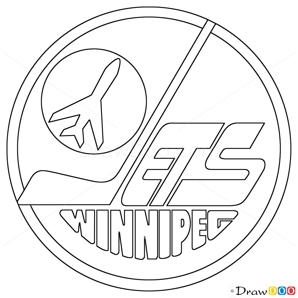 winnipeg jets coloring pages how to draw winnipeg jets hockey logos how to draw winnipeg pages coloring jets 