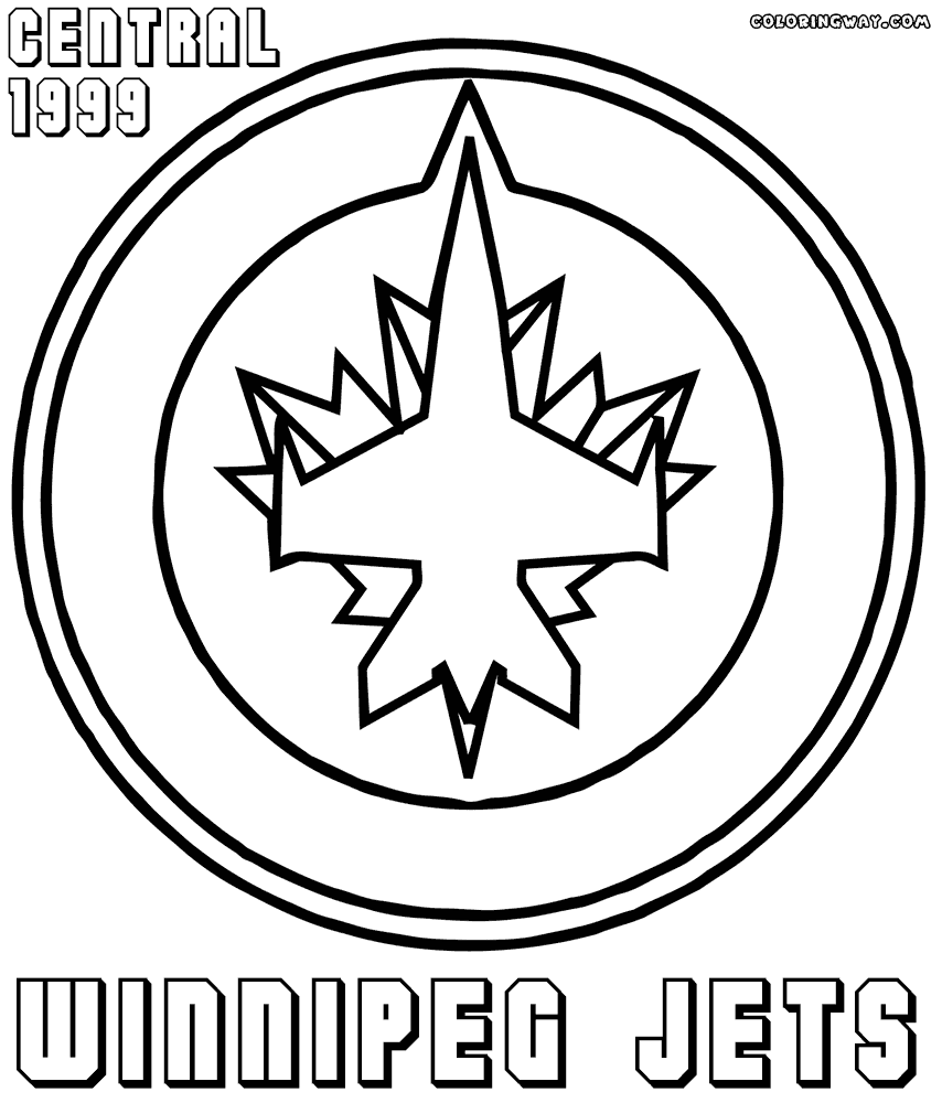 winnipeg jets coloring pages nhl logos coloring pages coloring pages to download and coloring winnipeg pages jets 
