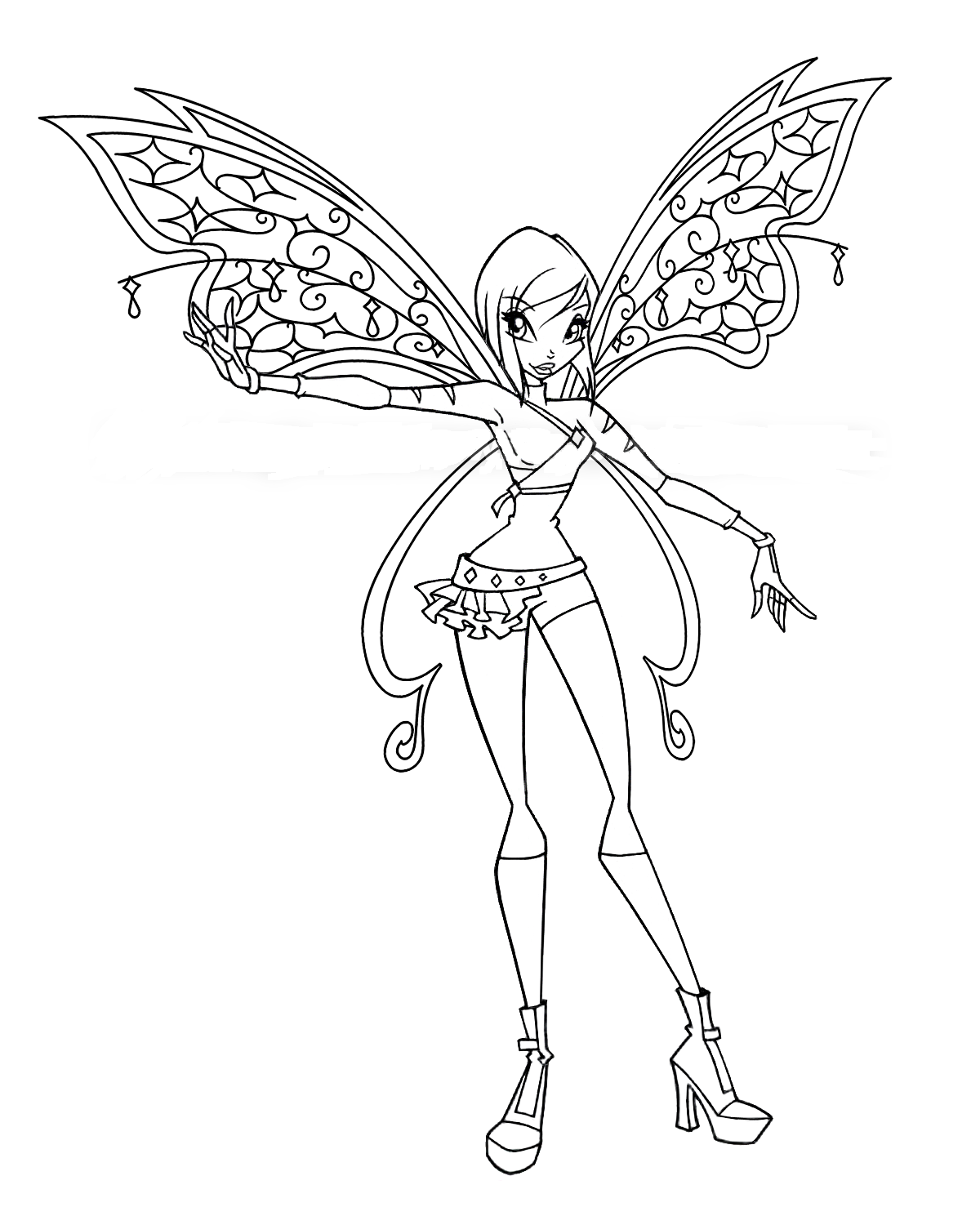 winx club bloom believix coloring pages bloom by werunchick on deviantart winx coloring club believix pages bloom 