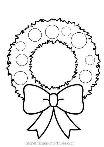 wreath coloring pages christmas coloring pages printables coloring pages wreath 