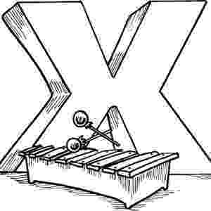 xylophone printable coloring page kids pages letter x coloring printable xylophone page 