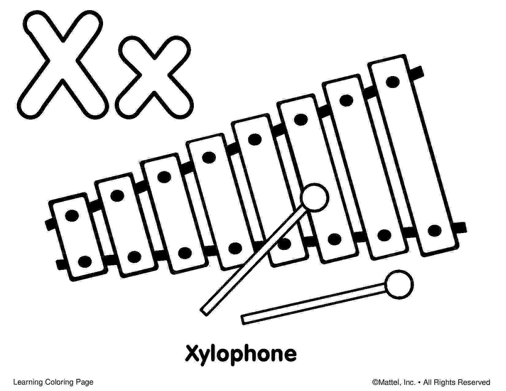 xylophone printable coloring page xylophone coloring page at getcoloringscom free xylophone coloring page printable 