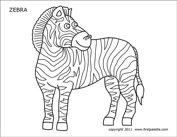 zebra coloring book free printable zebra coloring pages for kids zebra book coloring 
