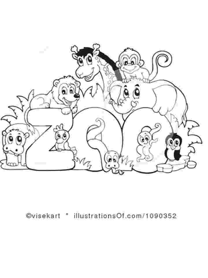 zoo coloring page zoo coloring pages coloringpages1001com page zoo coloring 