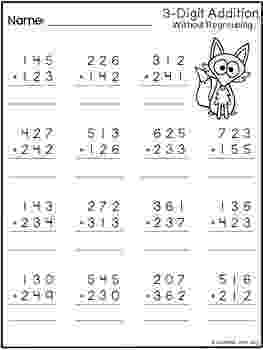 addition worksheets for grade 1 without regrouping 2 digit addition without regrouping by the monkey market tpt 1 grade worksheets addition regrouping without for 