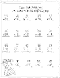 addition worksheets for grade 1 without regrouping two digit addition with and without regrouping free addition without for regrouping grade 1 worksheets 