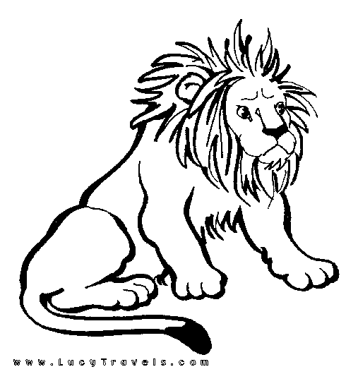african lion coloring page african lion worksheet educationcom coloring african page lion 