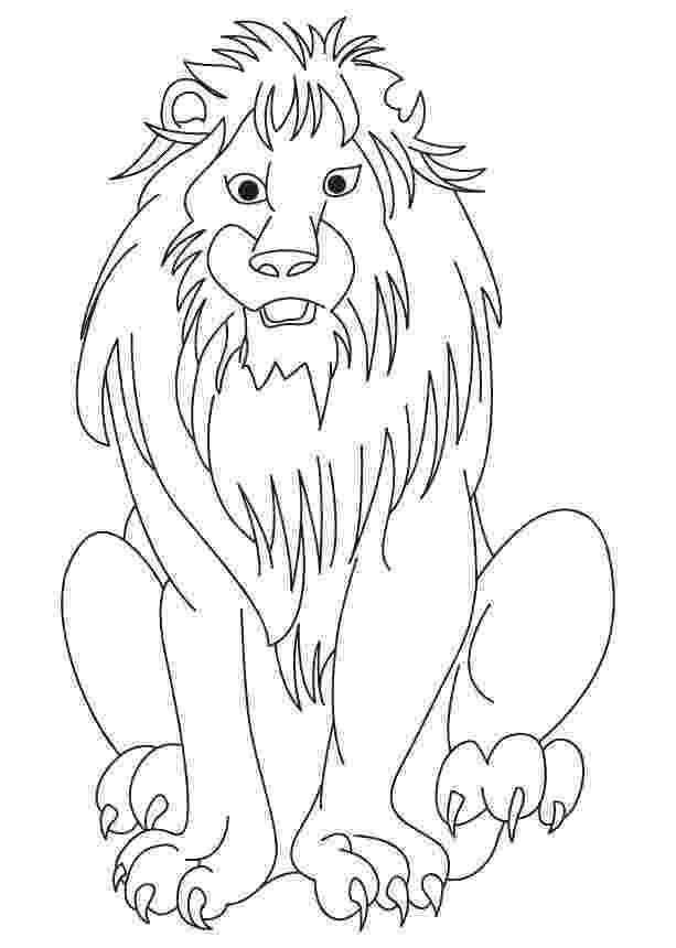african lion coloring page free printable lion coloring pages for kids cool2bkids page lion coloring african 