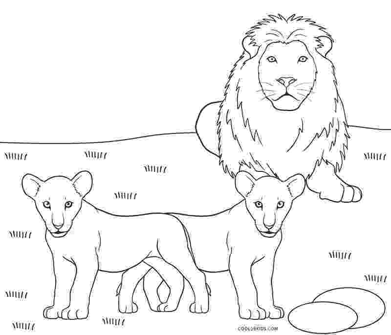 african lion coloring page male african lion coloring page supercoloringcom coloring page lion african 
