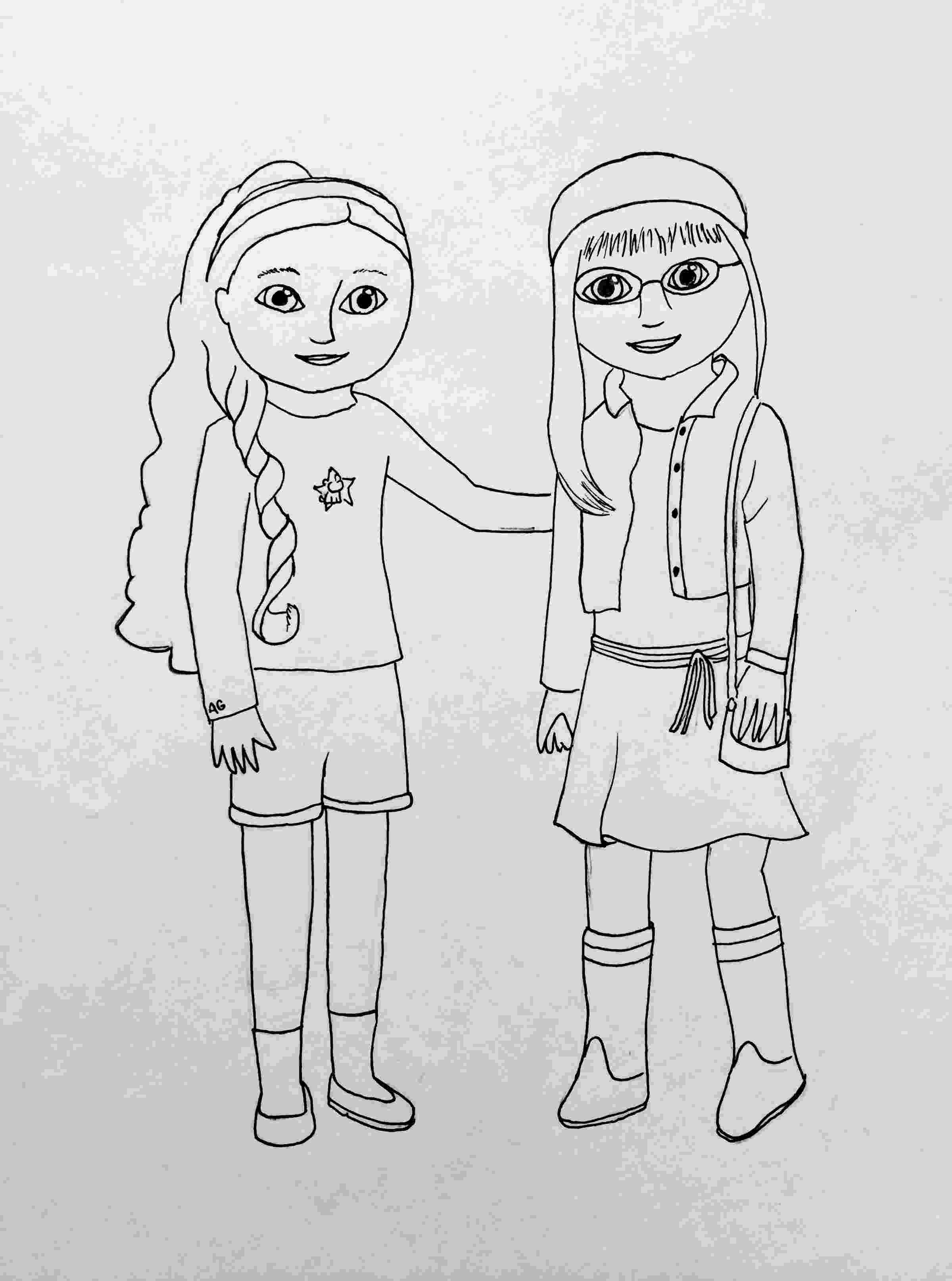 american girl coloring more american girl coloring pages small dolls in a big world girl coloring american 