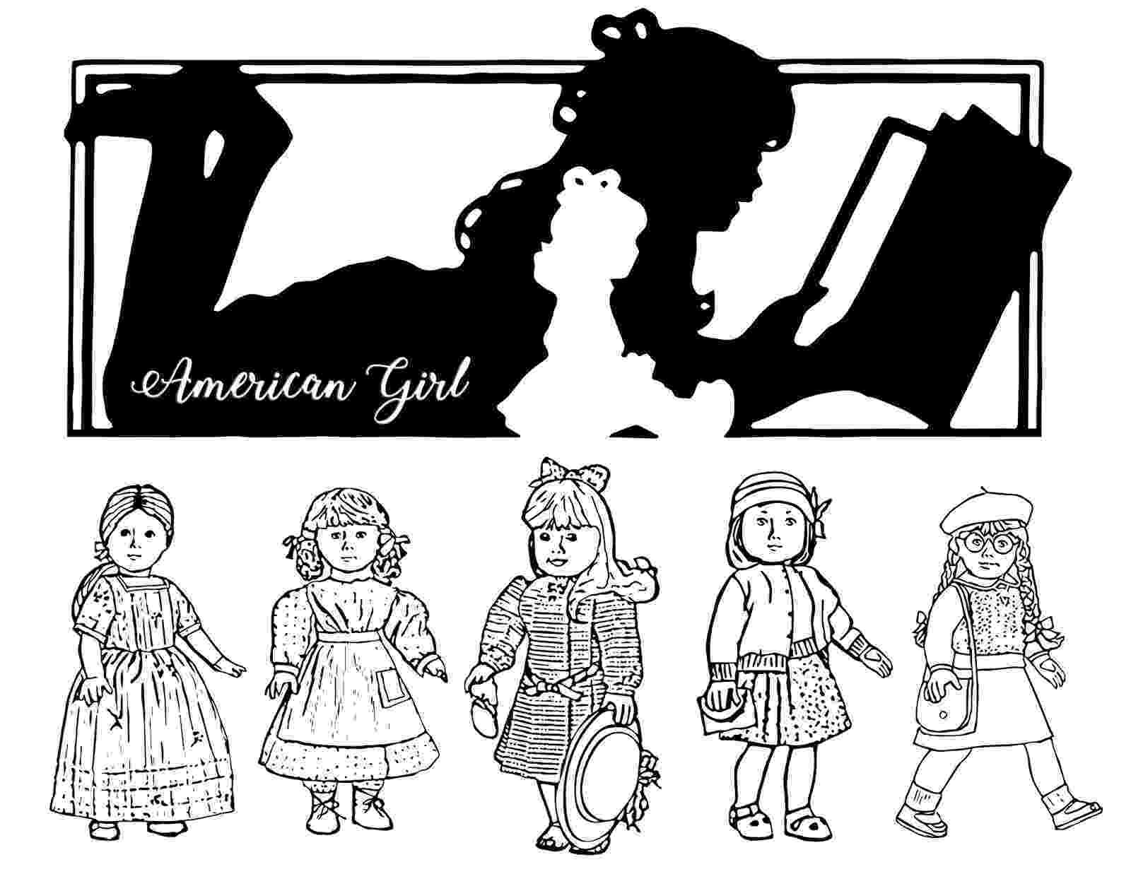 american girl coloring pages free free printable american girl doll coloring pages american pages free girl american coloring 
