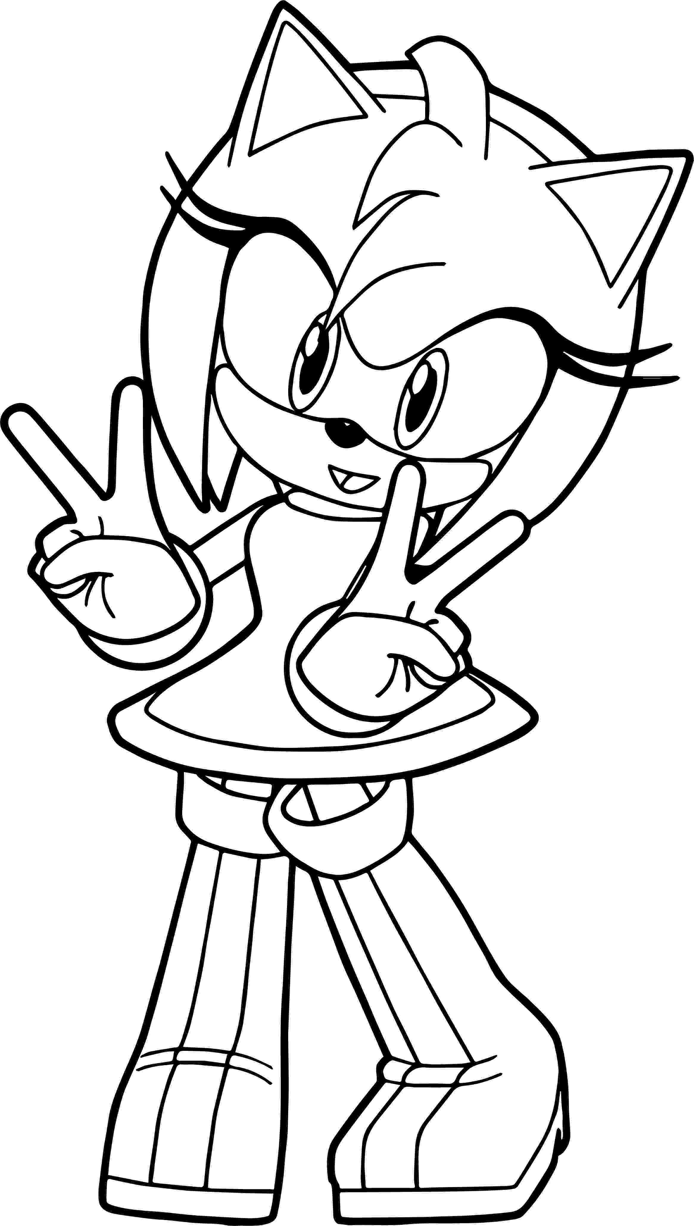 amy rose coloring pages amy rose coloring pages to download and print for free pages rose amy coloring 1 1